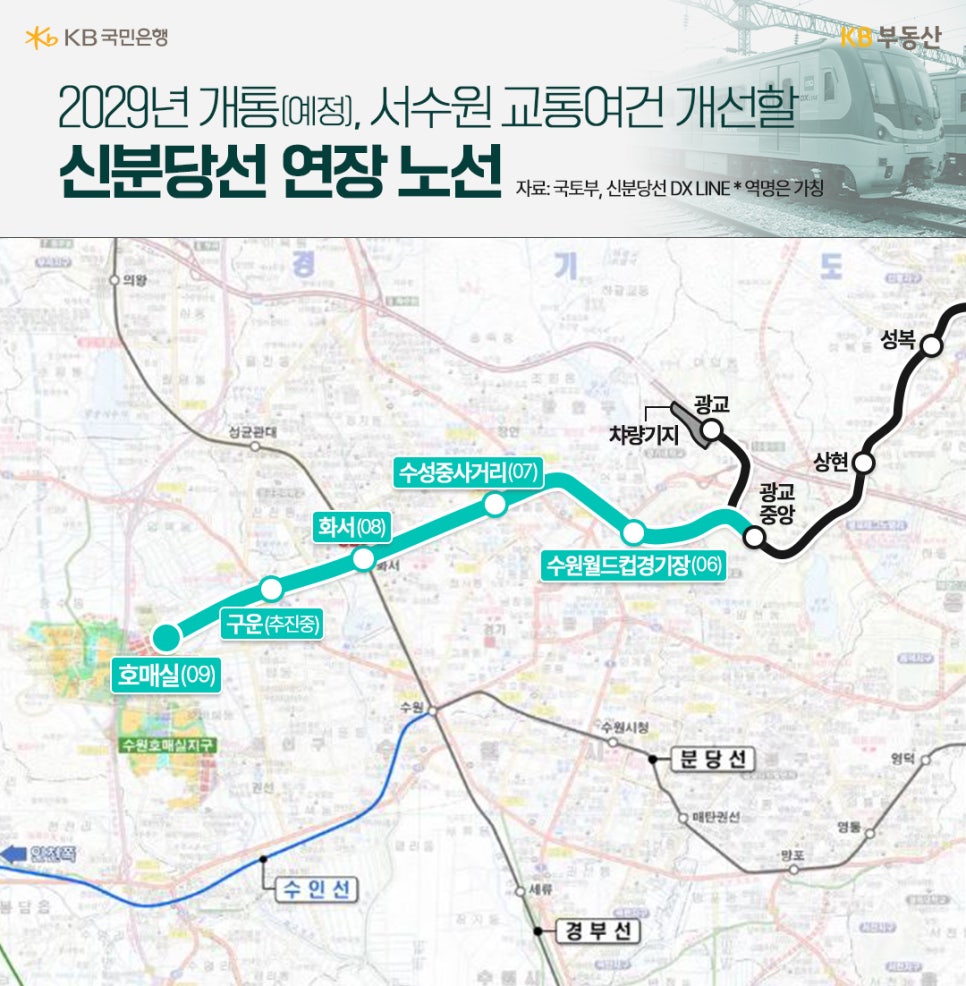 광교 다음 수혜지는? 신분당선 연장으로 들썩이는 서수원 | KB의 생각