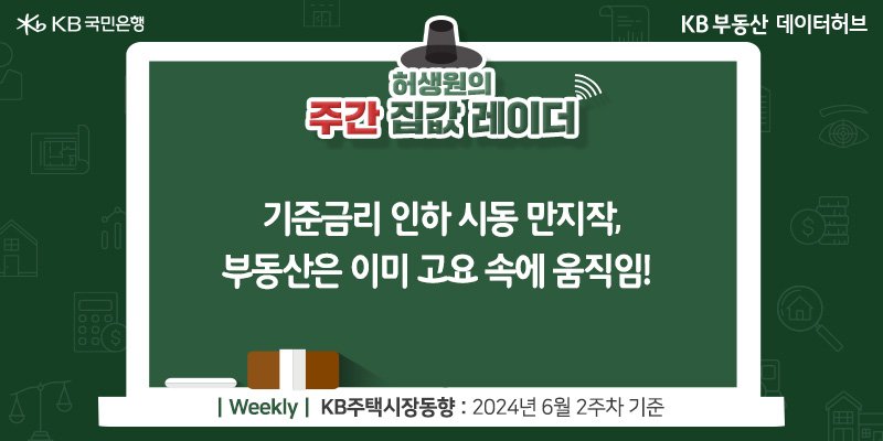 '기준금리' 인하 시동 만지작, '부동산'은 이미 고요 속에 움직임!라는 제목이 가운데 자리잡고 있다.