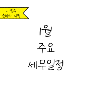 2024년 1월 주요 '세무'일정을 설명하는 이미지. '갑진년' 새해의 세무 변화.,