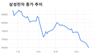 9만 전자 넘보던 삼성전자, 6만 전자로 추락한 이유는?