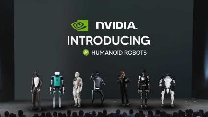 엔비디아가 GTC에서 공개한 휴머노이드 로봇들이다.