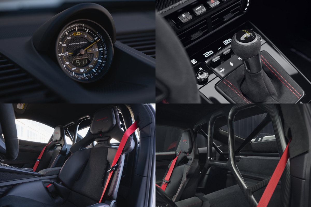 포르쉐 911 GT3의 '내부' '시트'와 '계기판' 사진이다.