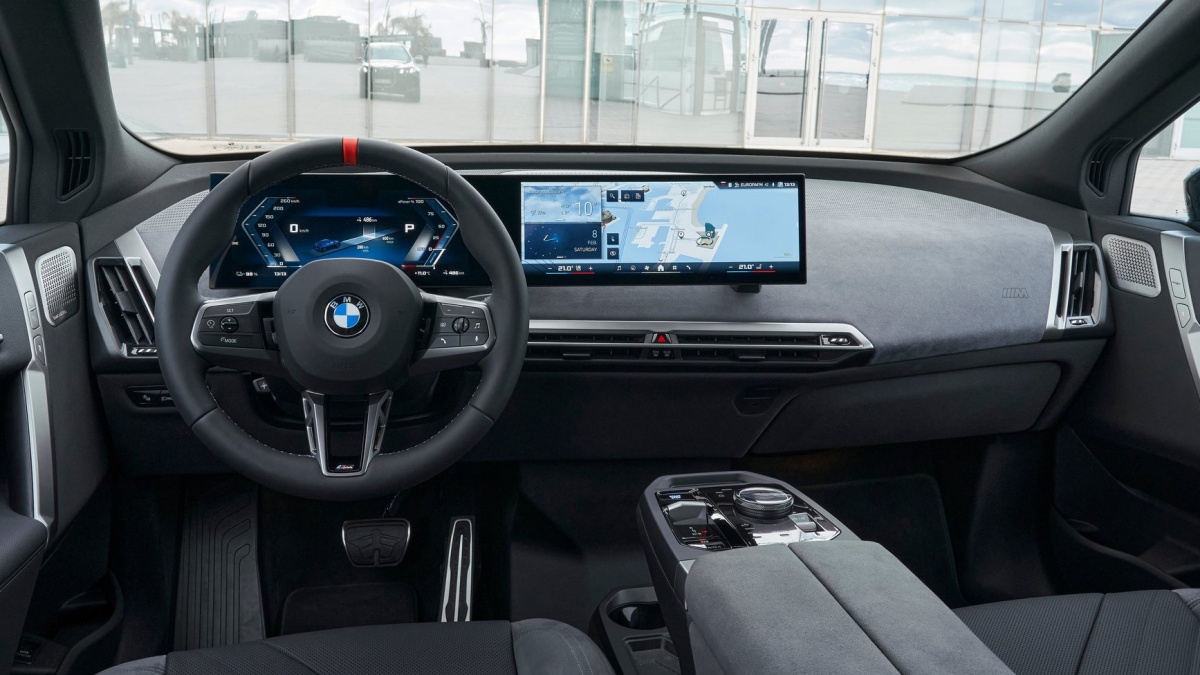 BMW의 'BMW iX' 내부 모습이다.