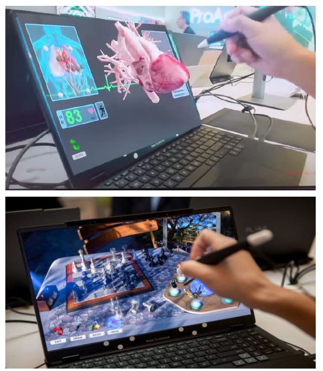 'ASUS'는 '3D 노트북'을 선보임.